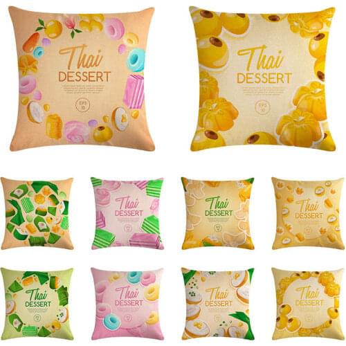 Home decoration modern fruit orange holding pillow cover cushion pillowcase cover sofa decoration cushion cover 45x45