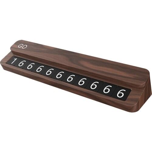 Parking number plate hidden design of log creative temporary parking with moving car and moving car number plate