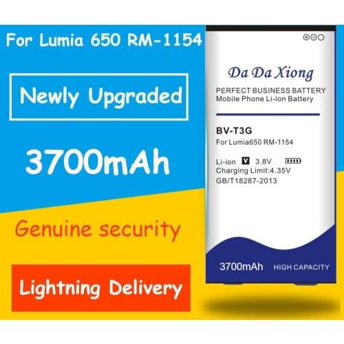 Newly Upgraded High Quality 3500mAh BV-T3G BVT3G Li-ion Phone Battery for Nokia Microsoft Lumia 650 RM-1154 BVT3G mobile phones