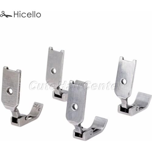 Zipper Presser Foot heavy machine Industrial Sewing Machine 842 /845 two Needle Car Steel 3/32 1/8 3/16 1/4 Hicello