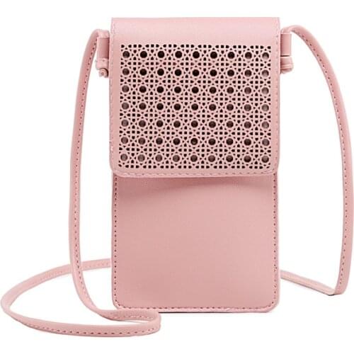 Luxury Handbags Women Bags Designer 2021 New Mobile Phone Bag Touch Screen Mobile Phone Bag Coin Purse Female Mini Bag