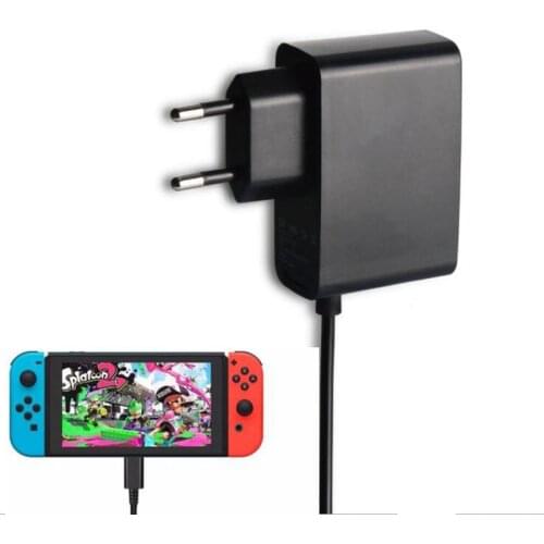 EU US Plug Home Travel Wall Power Supply USB Type C AC Charging Adapter Cable Fast Charger for Nintend Switch NS Lite Console