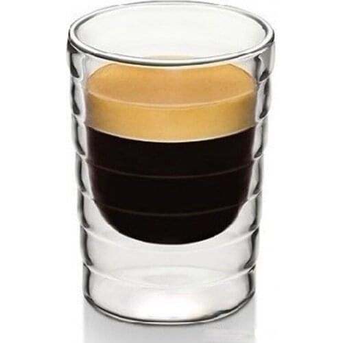 Double Wall Glass Coffee Cup and Cup Hot Glass Coffee Cup Gift Beer Glass of Champagne Cup Shot Glasses Bulk Glass Cup