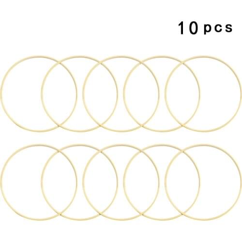 10pcs 15cm/20cm/23cm/26cm Diameter Dream Catcher Decor Ring Wooden Bamboo Hoop DIY Craft Hoop DIY Tools Dreamcatcher Accessories