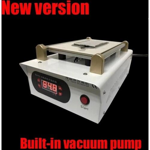 2018 New version 220V/200W Built-in Vacuum Pump Mobile Phone LCD Touch Screen Separator Machine Max 7-inch Lens Glass Repair