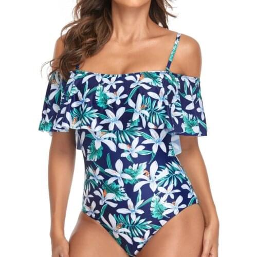 CeCheetah Swimwear With Ruffles
