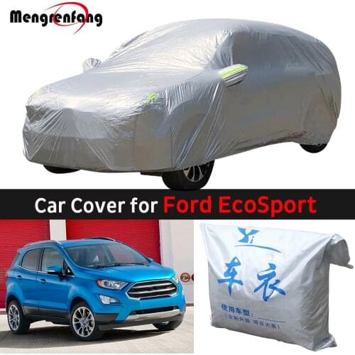 Full Car Cover Indoor Outdoor Sun Anti UV Rain Snow Ice Protection Dust Proof SUV Cover For Ford EcoSport 2004-2019