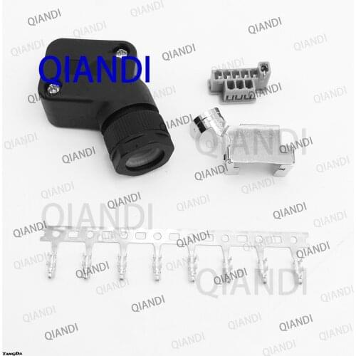 For Yaskawa 7 series motor encoder plug SM-MX9 504678-0070 JZSP-C7P9-1-E JZSP C7P9 1 E connectors plug QIANDI