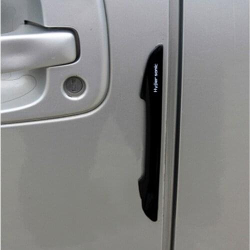 Hypersonic 14.5cm Car Door Edge Guards Protector Anti Scratch Anti-Rub Black 4pcs/Set HP-6101