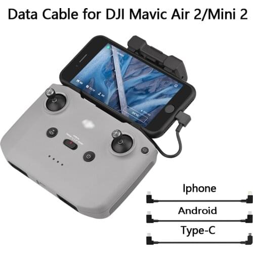 Data Cable for DJI Mavic Air 2/2S/Mini 2 Cable Android Type-C Iphone Adapter Connector Remote Control Suitable Drone Accessory