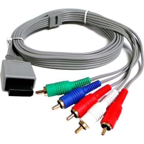 ALLOYSEED 1080 P HDTV AV 1.8m Component Audio Adapter Cable Cord Wire 5RCA For Nintendo Wii For Nintendo Wi i U Game Console