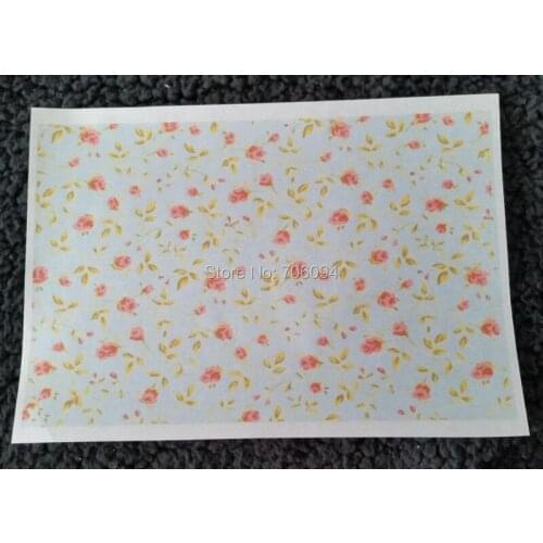 15x21cm & 21x29cm classic flower Printed Handmake Soap Wrapping Paper custom Oil Proof Paper Gift Wrapper,200pcs/lot