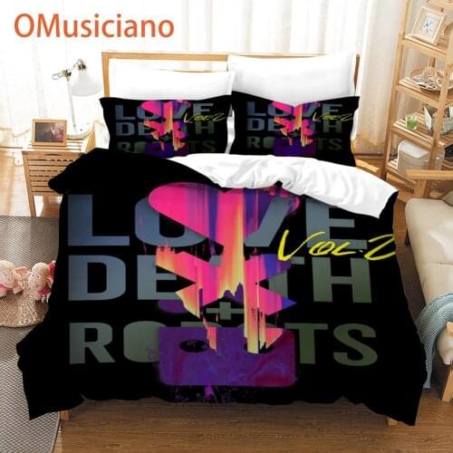 Love, Death & Robots Season 2 3D print custom bedding set, duvet / TV series gift duvet cover set full queen king size