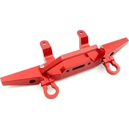 Metal Front Bumper with Tow Hook for MN D90 D91 D96 MN99S MN-90 1/12 RC Car Upgrade Parts Accessories