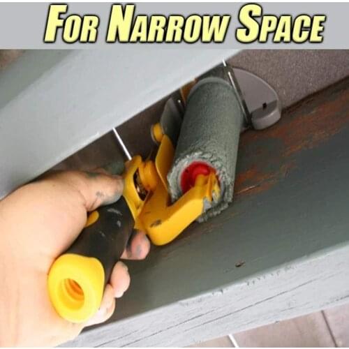 Multifunctional Clean Cut Proffesional Paint Edger with Replacement Rollers Brush Tool for Home Room Wall Ceilings Dropshipping