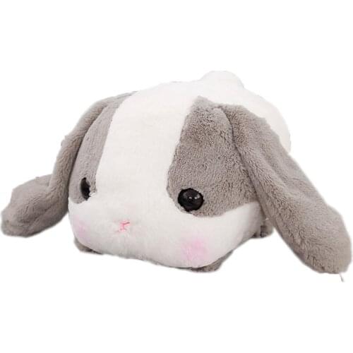 Cute Prone Position Rabbit Plush Toy Cartoon Animal Rabbit Soft Cushion Toy Sofa Working Pillow Boys Girls Gift Toy 45cm