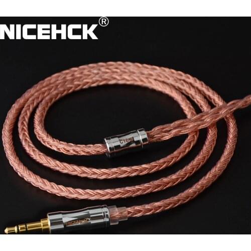 NiceHCK C16-3 16 Cores High Purity Copper Cable 3.5/2.5/4.4mm Plug MMCX/2Pin/QDC/NX7 Pin For C12 ZSX ZAX TFZ BL-03 NX7 MK3 LZ A7