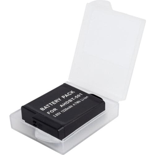 2PC Battery Plastic Protective Storage Box for GoPro Hero 9 8 7 6 5 4 Xiaomi Yi 4k Eken Camera Accessories