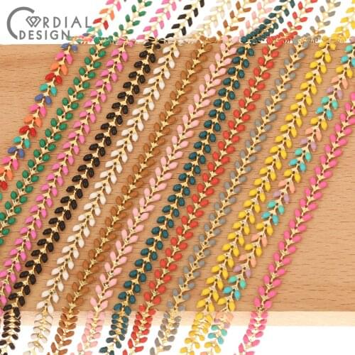 Cordial Design Jewelry Accessories/Oil Drop/Chains For Necklace/Wheat Shape/DIY/Copper Chain/Jewelry Findings & Components