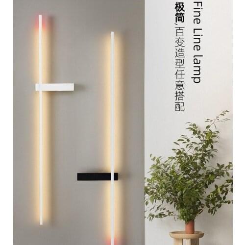 Modern Minimalist LED Wall Lamp Decor Nordic Living Room Background Wall Lamps for Home Bedroom Bedside Atmosphere Mirror Light