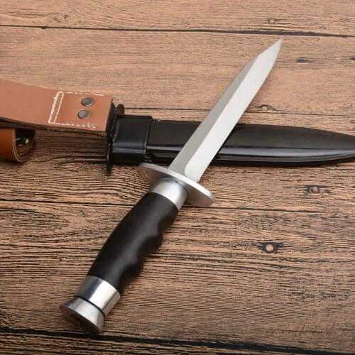 SR )Survival Utility 7Cr17Mov Steel Fixed Blade Knife ABS Engineering Plastics Handle Military Cutting Knives Tactical knife