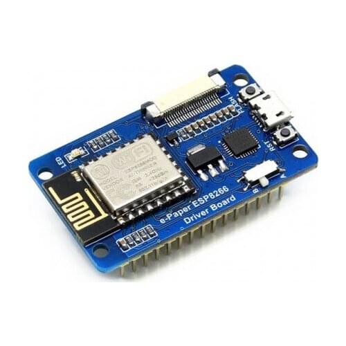 Universal E-Paper Driver Board With WiFi SoC ESP8266 Onboard, Supports Various Waveshare SPI E-Paper Raw Panels