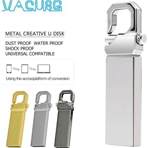 NEW usb flash drive 128GB 64GB 32GB 16GB 8GB 4GB pen drive pendrive флешка metal u disk memoria cel usb stick gift