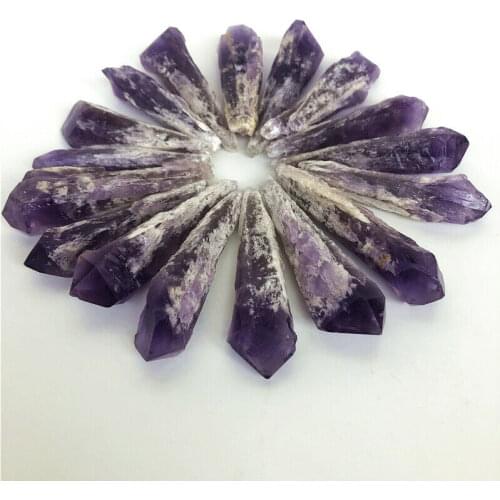 10-30 Grams Raw Natural Amethyst Quartz Cluster Crystal Wand Point Specimen Urugua Amethyst Cluster Healing Crystals
