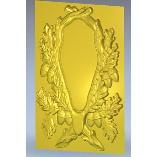 3d model relief for cnc in STL file locket_8