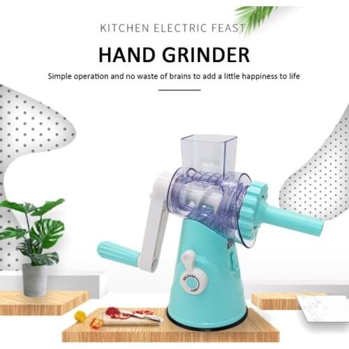 4In1 Vegetable Food Slicer Carrot Grater Fruit Chopper Enema Machine Stainless Steel Manual Drum Cutter Home Kitchen Accessories