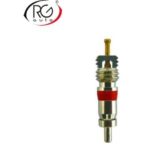 50pcs HNBR M8*1 A/C Valve Core R12 R134a HNBR Car A/C High Pressure Copper Valve Stem Core for BMW BENZ 27*2.1mm