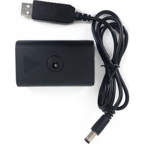 Dummy Battery Adapter as NP F970 F960 F770 F550 + USB Cable for Video LED Light Camera Monitor Yongnuo Nanguagn Power Bank