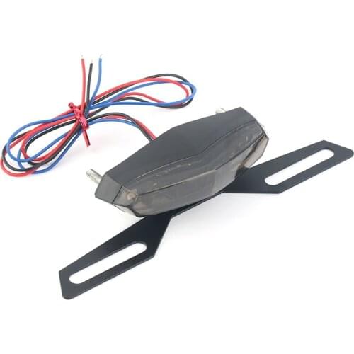 ABS and Metal Black Long life Low Consumption Professional LED Motorcycle Rear Tail Light Brake Stop Light