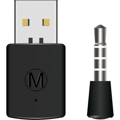 ANPWOO PS4 Gamepad Game Peripheral Bluetooth Adapter USB5.0 Bluetooth Receiver 3.5mm Video Audio Interface