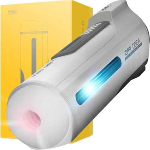 Leten A380 Pro Automatic Piston Telescopic Male Masturbator Cup Sex Machine Realistic Vagina Sucking Vibrator Sex Toys For Men