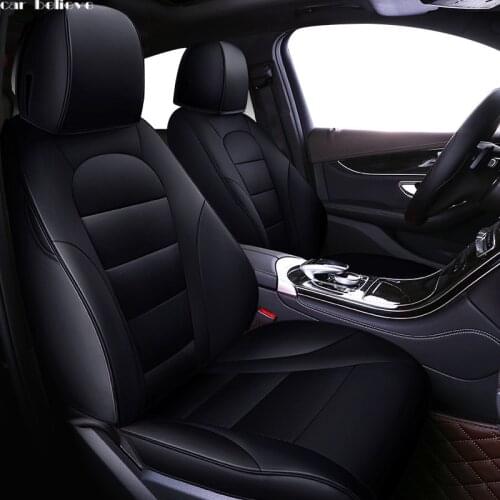 Car Believe leather car seat cover For peugeot 206 407 508 308 301 3008 2017 205 106 307 207 car accessories seat covers