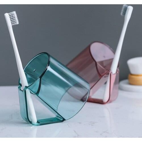 Bathroom Tumblers Can Be Inverted Mouthwash Cup Coffee Tea Water Mug Home Travel Toothbrush Holder Cup Drinkware Tools