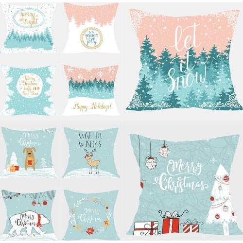 Decorative Cushion Cover Pillow Cover Pillowcase Christmas Decorative Cushions For Sofa Pillowcase Modern Home Decoration 45*45