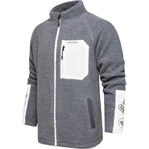 Fleece Jacket Coat Men Winter Thermal Fleece Jackets Army Green Clothes Mens Windproof Thicken Warm Fashion Hoodies Coats Male