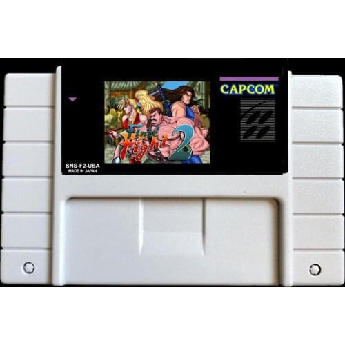 Final Fight 2 USA- NTSC version 46 pins Video games card NTSC version for Retro Video games Console