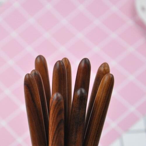 Ceramic Pottery Tools Round mahogany texture stick sculpture soft pottery making sculpture clay tool