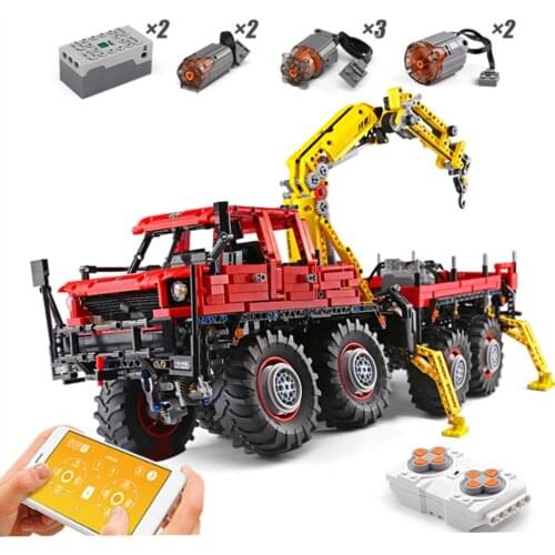 3068 PCS Technical RC Engineering Vehicle Truck Model Bricks Car Building Blocks App Program Remote Control Toys Kids Boys Gifts