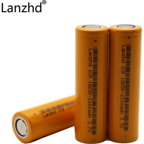 Bettery 18650 Li ion Rechargeable Battery 3.7v Rechargable 2100MAH capacity Rechargeable batteries for flashlights ICR 18650