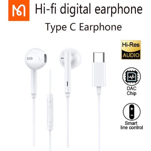 MCDODO for student DAC HIFI headset USB type-c earphone for iPod Samsung Note 10 HUAWEI Mate 20 Pro P30 fully compatible