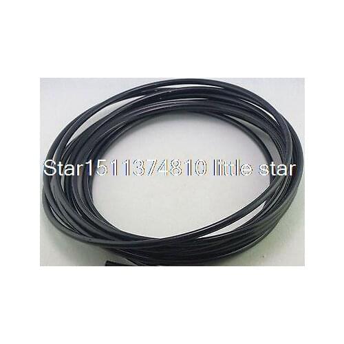6mm(OD) x 4mm(ID) PU Air Tubing Pipe Hose 5 Meter Color Black