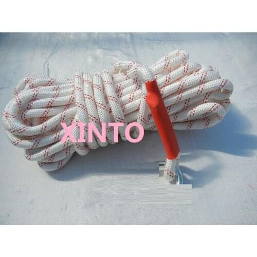 1000KG/1T, 16MM,10M, Outdoor safety belt mountaineering climbing cable harness life-saving rope sling
