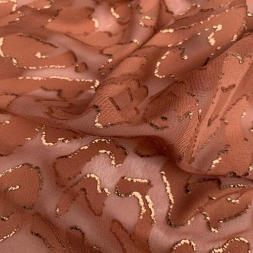 Chiffon Dress Fabric swissdot metallic Shiny Jacquard fabric chiffon shirt dress material