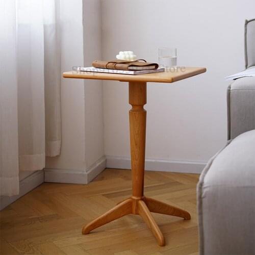 Nordic Solid Wood Edge Several Round Several Long Several Tea Table Small Family Corner Several Sofa Several Mini Bedside Table