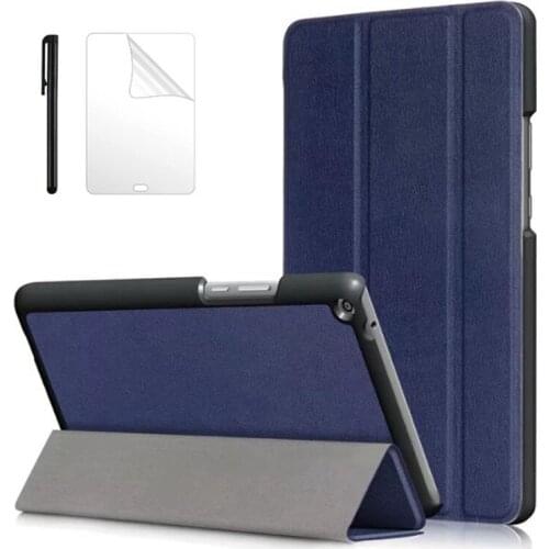 Slim Flip PU Leather Cover for Huawei MediaPad T3 8.0 KOB W09 KOB L09 Tablet Case for Honor Play Pad 2 Case