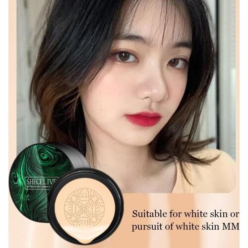 12g Small Mushroom Head Air Cushion BB CC Cream Concealer Brighten Foundation Foundation Cream Beauty Skin Moisturizing W1Z5